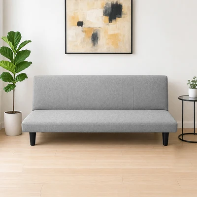 Gambar Selma Sofa Bed Fabric - Abu-Abu