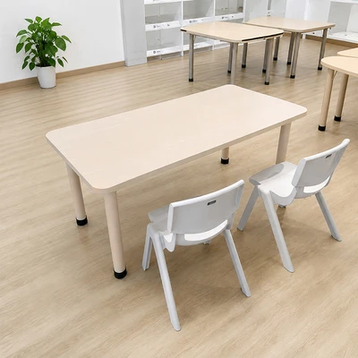 Gambar Informa Hayden Meja Anak Rectangle - Putih Oak