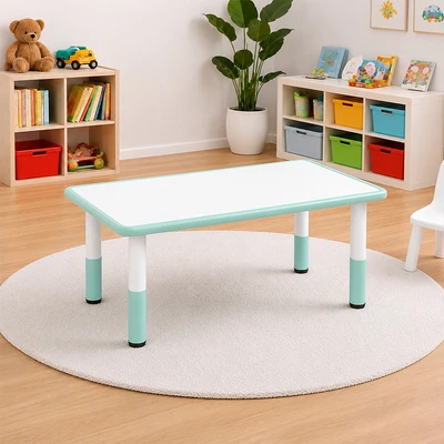 Gambar Informa Yuri Meja Anak Adjustable Rectangle - Hijau