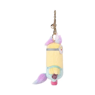 Gambar Minions Gantungan Kunci Boneka Plush Kevin Unicorn - Kuning