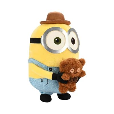 Gambar Universal Boneka Plush Minions Bob Gentleman - Kuning/Biru