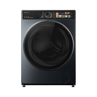 Gambar Toshiba Mesin Cuci dan Pengering Front Loading 10.5/7 kg TWD-T25BZU115MWN - Abu-Abu