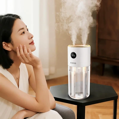 Gambar Kris Mini Humidifier Rechargeable 500 ml 3000 mAh - Putih