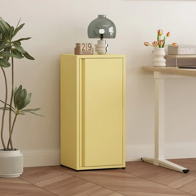 Gambar Stora Visca Kabinet Metal 2 Pintu Dengan Sticker - Kuning