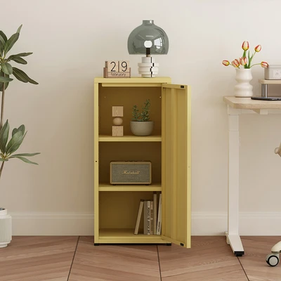 Gambar Stora Visca Kabinet Metal 2 Pintu Dengan Sticker - Kuning
