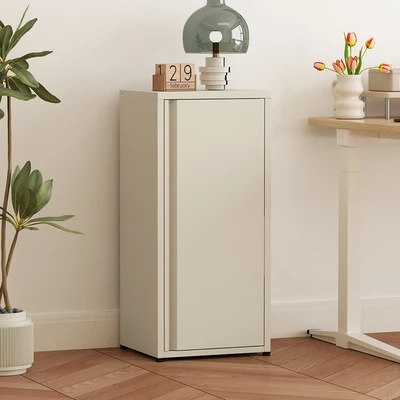 Gambar Stora Visca Kabinet Besi 1 Pintu Dengan Sticker - Abu-Abu