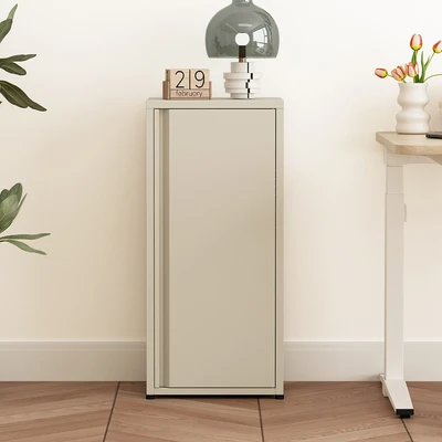 Gambar Stora Visca Kabinet Besi 1 Pintu Dengan Sticker - Abu-Abu