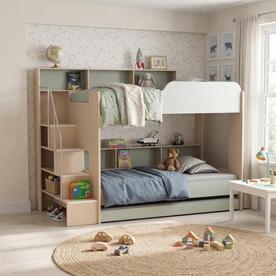 Gambar Informa Pascal Triple Bunkbed Anak 100x200 cm - Mix