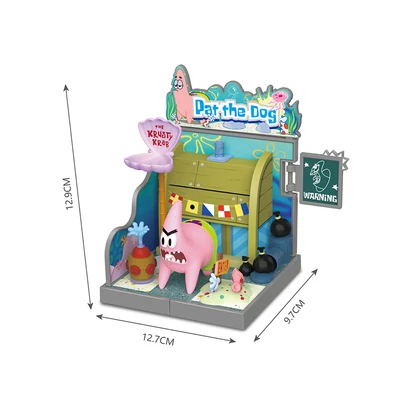 Gambar [Blind Box] Kiddy Fun Miniatur SpongeBob SquarePants Bikini Bottom Abnormal Series