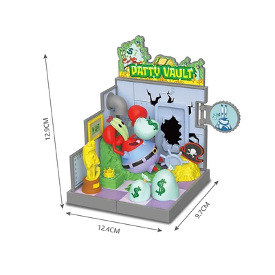 Gambar [Blind Box] Kiddy Fun Miniatur SpongeBob SquarePants Bikini Bottom Abnormal Series