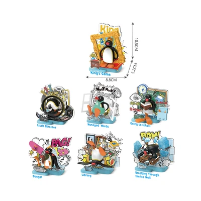 Gambar [Blind Box] Kiddy Fun Pingu Minifigure Theater