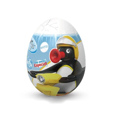 Gambar [Blind Box] Kiddy Fun Pingu Minifigure Greedy Little Goose