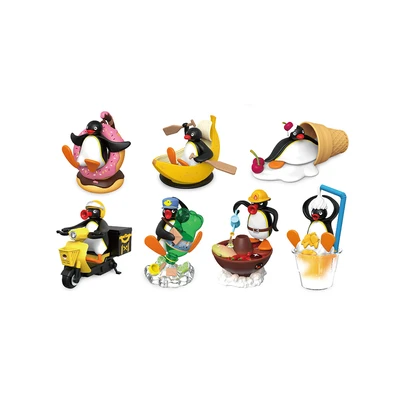 Gambar [Blind Box] Kiddy Fun Pingu Minifigure Greedy Little Goose
