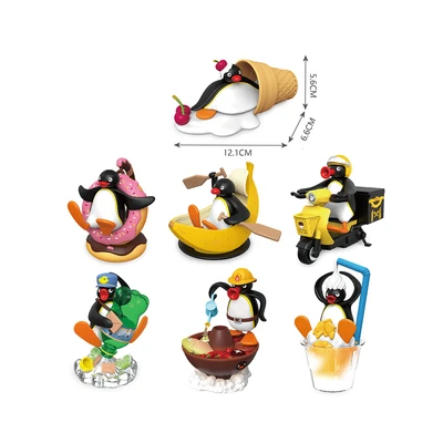 Gambar [Blind Box] Kiddy Fun Pingu Minifigure Greedy Little Goose