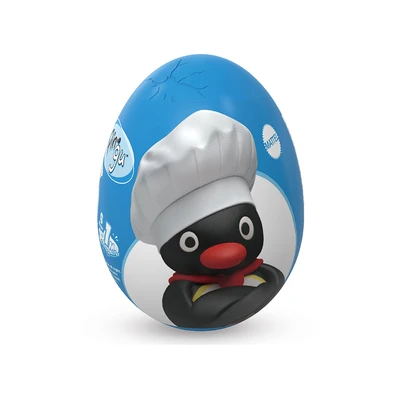 Gambar [Blind Box] Kiddy Fun Pingu Minifigure Food Can
