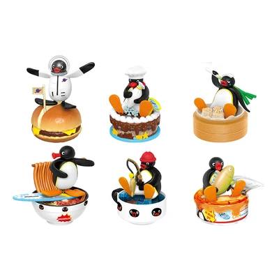 Gambar [Blind Box] Kiddy Fun Pingu Minifigure Food Can