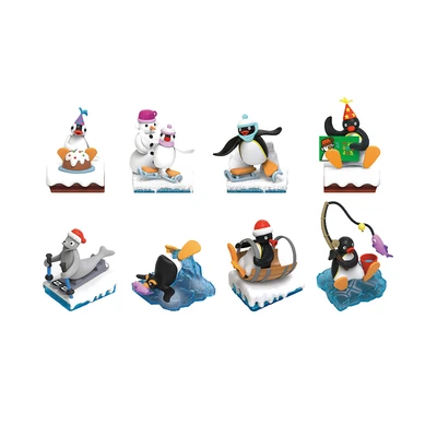 Gambar [Blind Box] Kiddy Fun Pingu Minifigure Snow