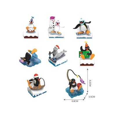 Gambar [Blind Box] Kiddy Fun Pingu Minifigure Snow