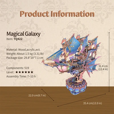 Gambar Tonecheer Miniatur Magical Galaxy Set 519 pcs - Mix