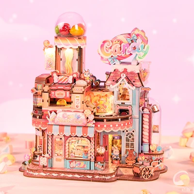 Gambar Tonecheer Miniatur Candy Workshop Set 643 pcs - Mix