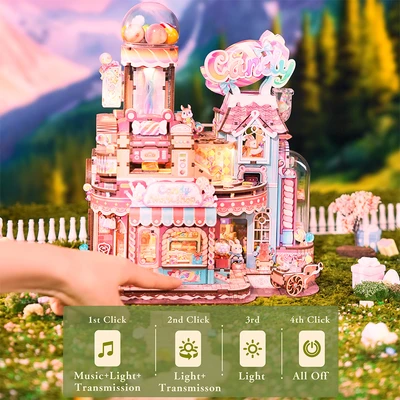 Gambar Tonecheer Miniatur Candy Workshop Set 643 pcs - Mix