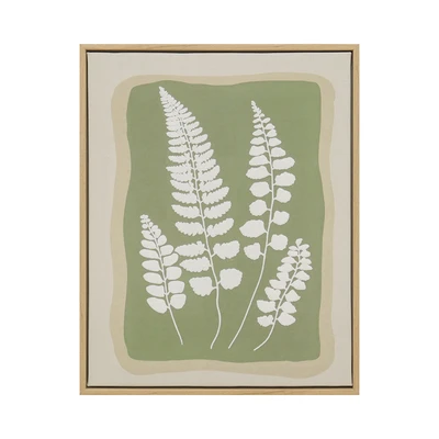 Gambar Informa Hiasan Dinding Kanvas Print Leaves 28x35 cm Set 2 pcs - Mix