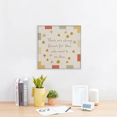Gambar Informa Hiasan Dinding Kanvas Print Words 40x40 cm V2 - Mix