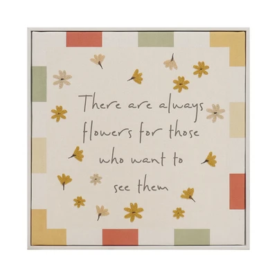 Gambar Informa Hiasan Dinding Kanvas Print Words 40x40 cm V2 - Mix