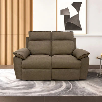 Gambar Selma Neo Lorry Sofa Recliner Fabric 2 Seater - Cokelat