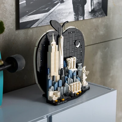 Gambar LEGO Architecture New York City The Big Apple Set 1465 pcs 21066 - Mix
