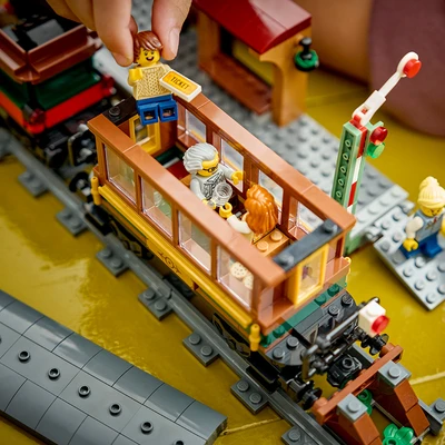 Gambar LEGO City Vintage Steam Train Set 575 pcs 60511 - Mix