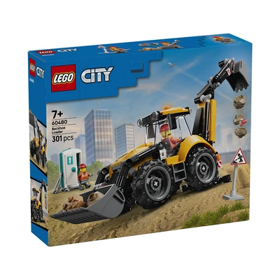Gambar LEGO City Backhoe Loader Set 301 pcs 60480 - Kuning