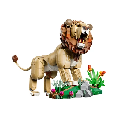 Gambar LEGO Creator 3 in 1 Majestic Lion Set 839 pcs 31386 - Cokelat