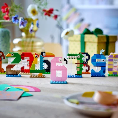 Gambar LEGO Birthday Numbers Set 281 pcs 40807 - Mix