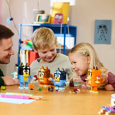 Gambar LEGO Brick Built Bluey Family Set 466 pcs 11217 - Mix