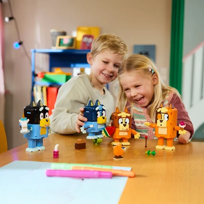 Gambar LEGO Brick Built Bluey Family Set 466 pcs 11217 - Mix