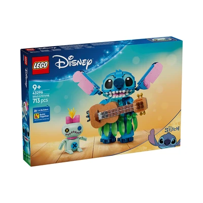 Gambar LEGO Disney Stitch & Scrump Set 713 pcs 43296 - Biru