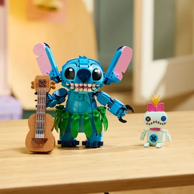 Gambar LEGO Disney Stitch & Scrump Set 713 pcs 43296 - Biru
