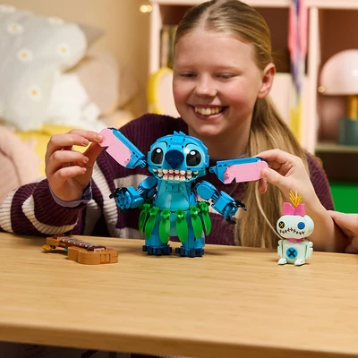 Gambar LEGO Disney Stitch & Scrump Set 713 pcs 43296 - Biru