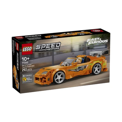 Gambar LEGO Speed Champions Fast & Farious Toyota Supra MK4 Set 292 pcs 77260 - Oranye