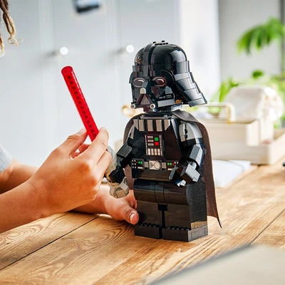 Gambar LEGO Star Wars Up Scaled Darth Vader Minifigure Set 1028 pcs 75461 - Hitam