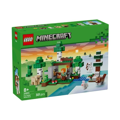Gambar LEGO Minecraft First Night Adventure Set 301 pcs 21593 - Mix