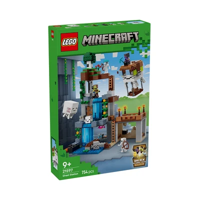 Gambar LEGO Minecraft Ghast Station Set 754 pcs 21597 - Mix
