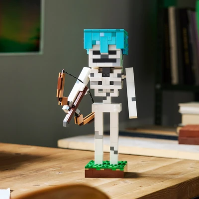 Gambar LEGO Minecraft The Skeleton Set 502 pcs 21594 - Putih