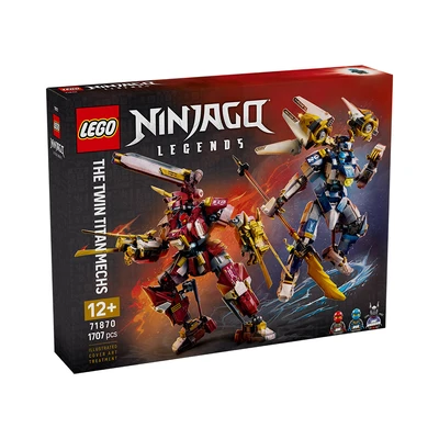 Gambar LEGO Ninjago The Twin Titan Mechs Set 1707 pcs 71870 - Mix