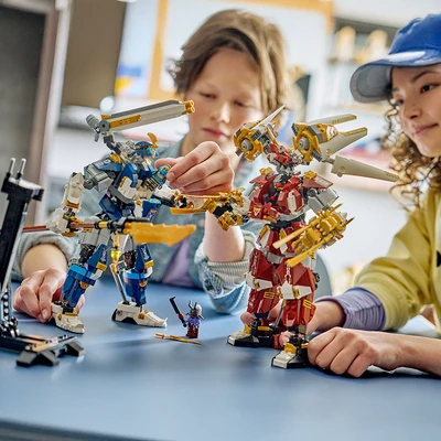Gambar LEGO Ninjago The Twin Titan Mechs Set 1707 pcs 71870 - Mix