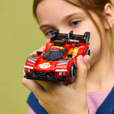 Gambar LEGO Speed Champions Ferrari 499P Set 329 pcs 77261 - Merah