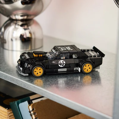 Gambar LEGO Speed Champions Ken Blocks 65 Ford Mustang Hoonicorn Set 435 pcs 77262 - Hitam