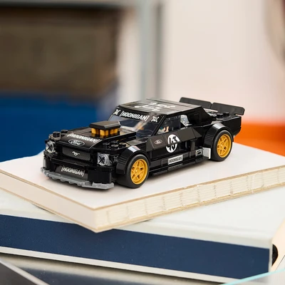 Gambar LEGO Speed Champions Ken Blocks 65 Ford Mustang Hoonicorn Set 435 pcs 77262 - Hitam