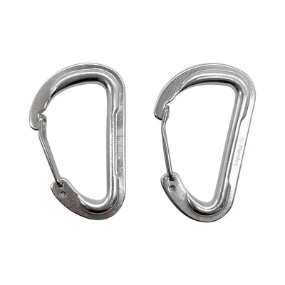 Gambar Montec Basic Karabiner Aluminium 50 kg Set 2 pcs - Silver